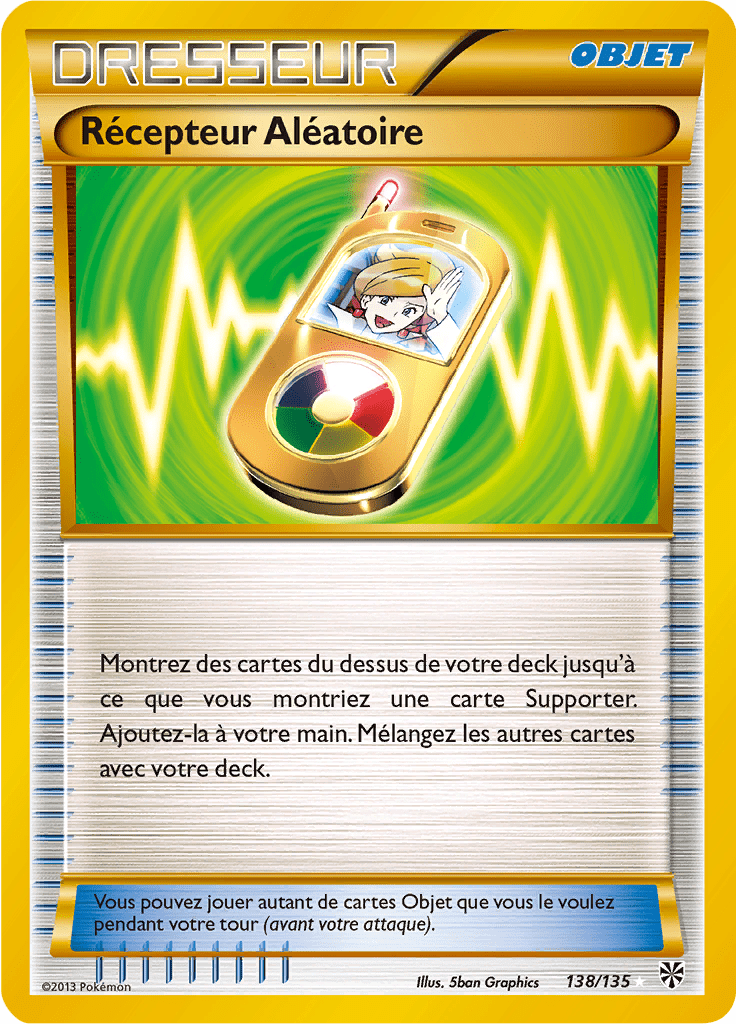 Récepteur Aléatoire - NB Tempête Plasma - 138 - Trainer gold