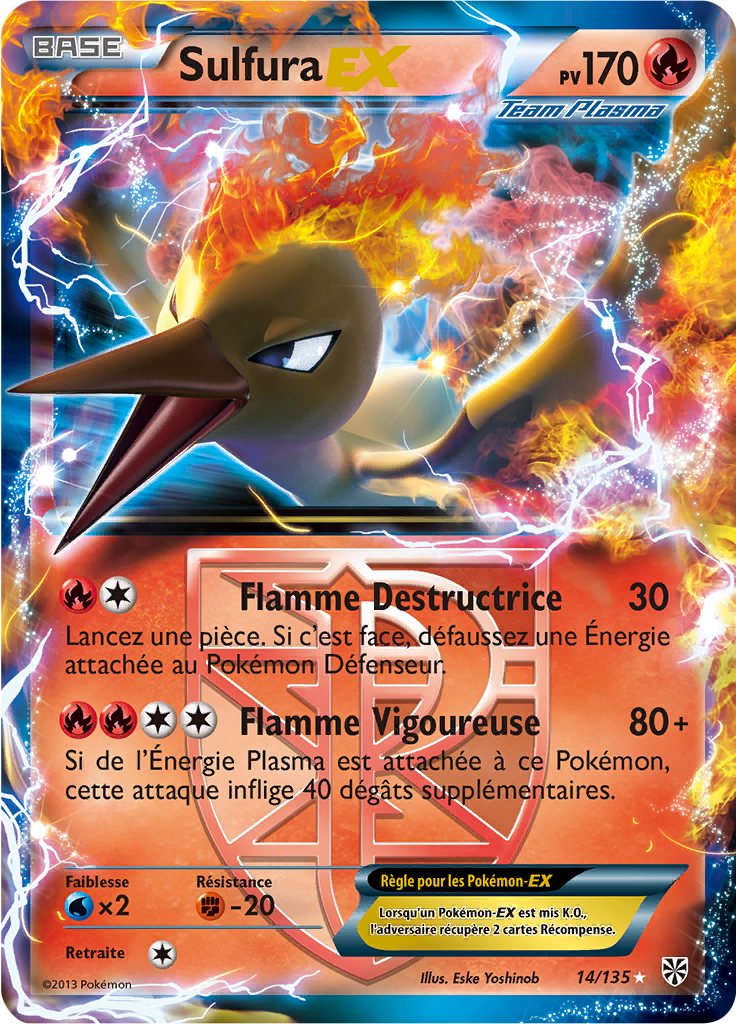 Sulfura EX - NB Tempête Plasma - 014 - Holographique rare EX