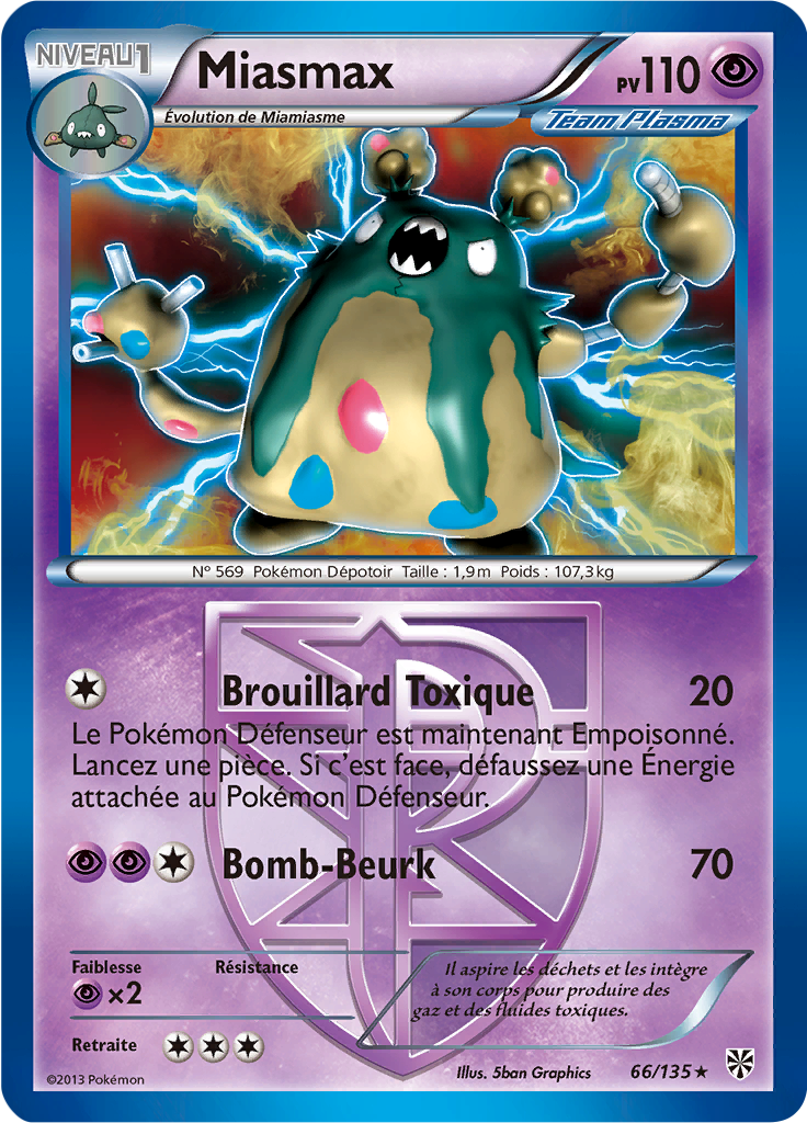 Miasmax - NB Tempête Plasma - 066 - Holographique rare