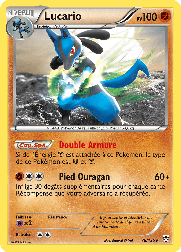 Lucario - NB Tempête Plasma - 078 - Holographique rare