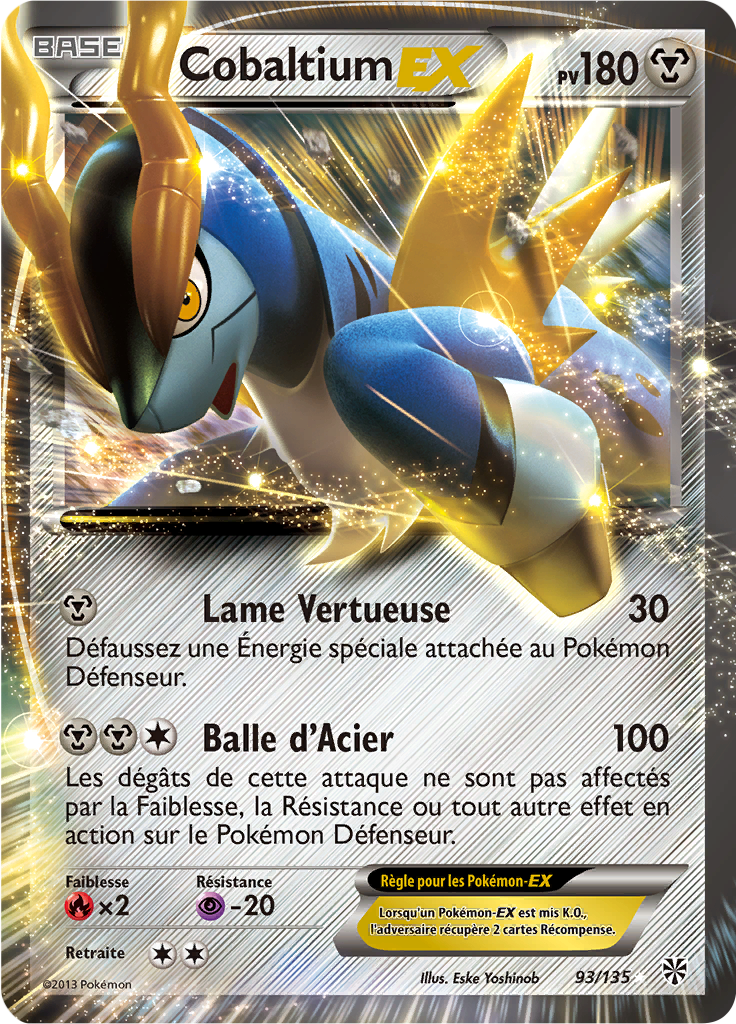 Cobaltium EX - NB Tempête Plasma - 093 - Holographique rare EX