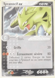 Tyranocif ex - POP Série 1 - 017 - Holographique ex rare