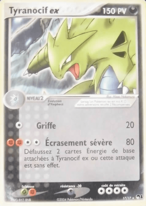 Tyranocif ex - POP Série 1 - 017 - Holographique ex rare