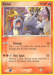 Entei - POP Série 2 - 001 - Rare