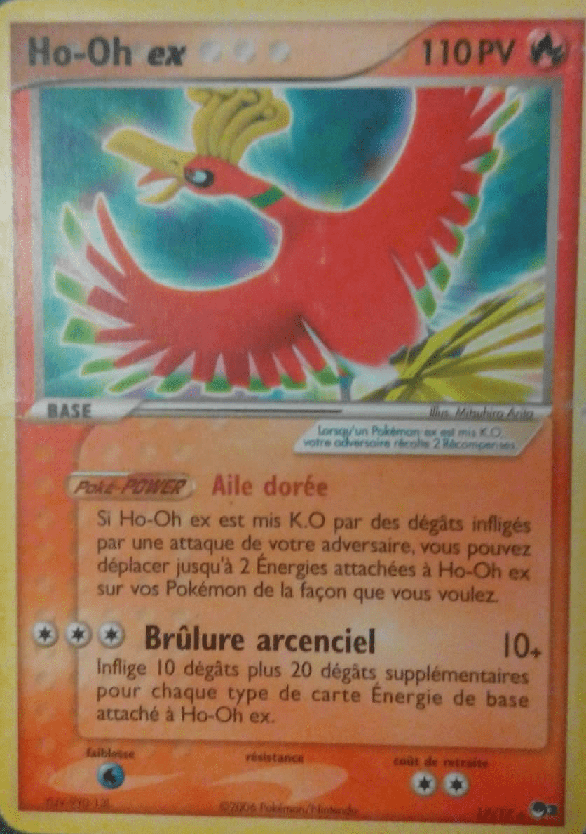 Ho-Oh ex - POP Série 3 - 017 - Holographique ex rare