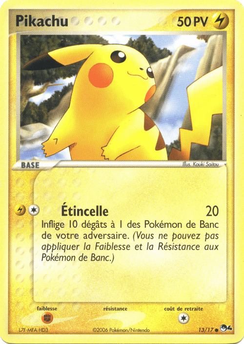 Pikachu - POP Série 4 - 013 - Commune