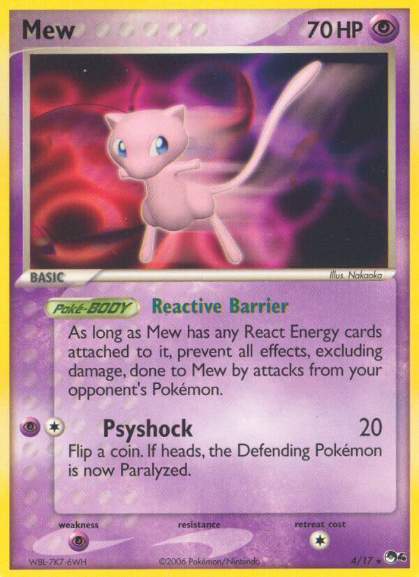 Mew - POP Série 4 - 004 - Rare