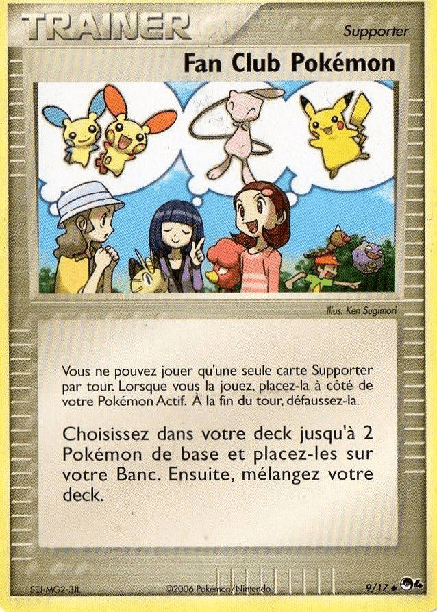 Fan Club Pokémon - POP Série 4 - 009 - Peu commune