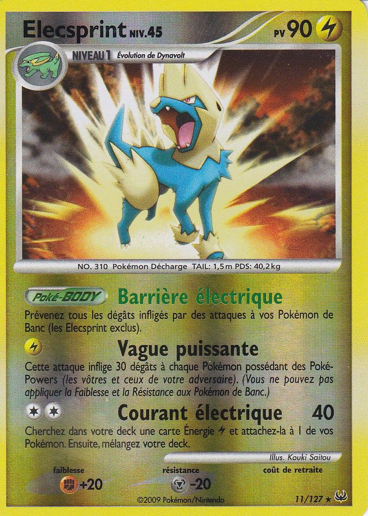Elecsprint - Platine - 011 - Holographique rare