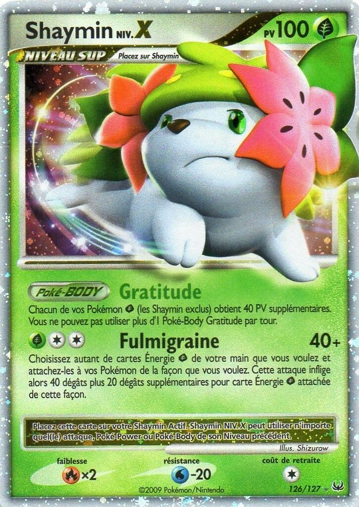 Shaymin NIV.X - Platine - 126 - Holographique rare NIV.X