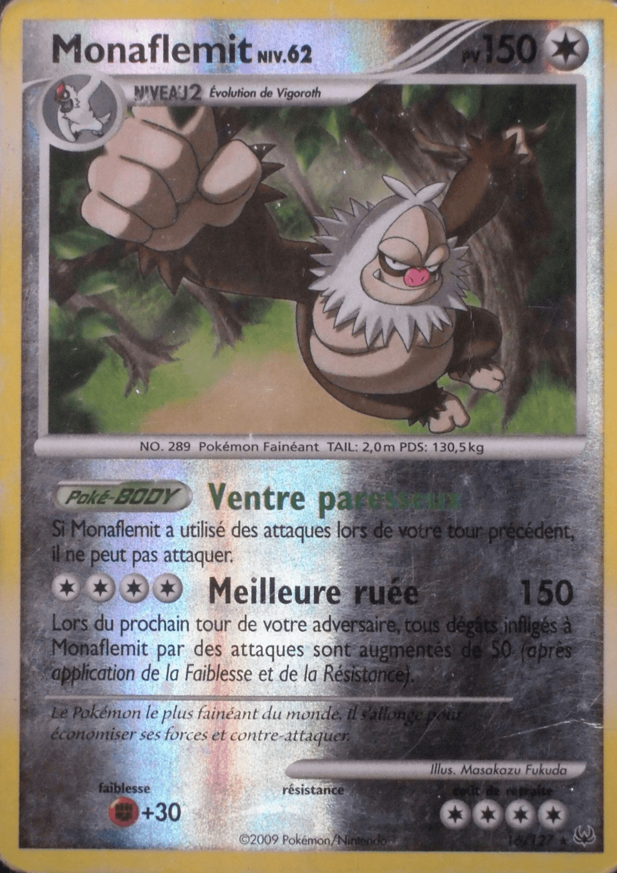 Monaflemit - Platine - 016 - Holographique rare