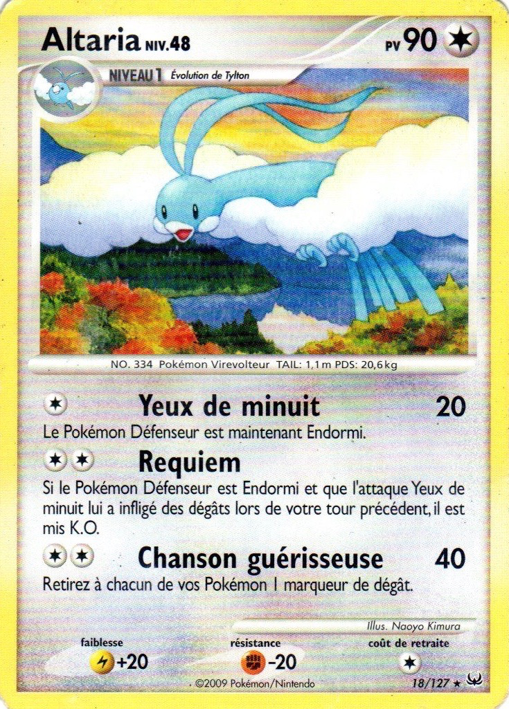 Altaria - Platine - 018 - Rare