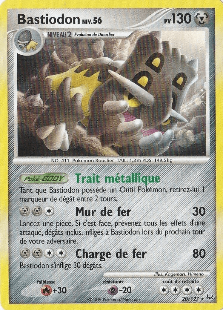 Bastiodon - Platine - 020 - Rare