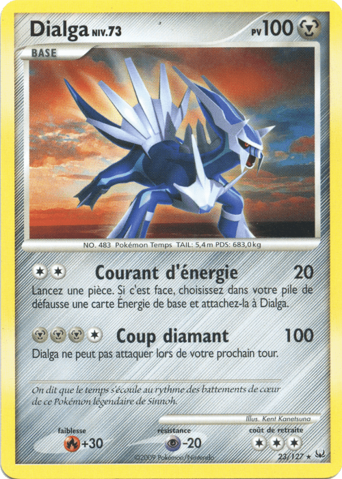 Dialga - Platine - 023 - Rare