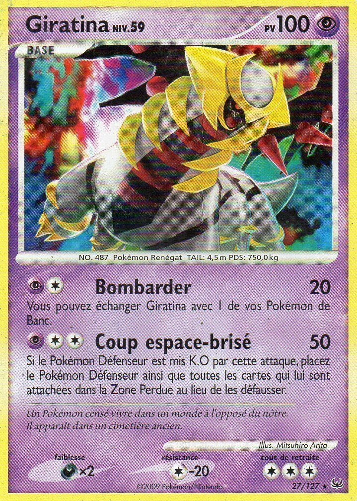 Giratina - Platine - 027 - Rare