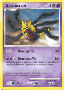 Giratina - Platine - 028 - Rare