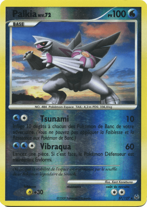 Palkia - Platine - 037 - Rare