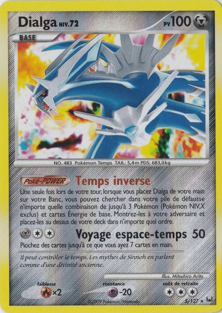 Dialga - Platine - 005 - Holographique rare