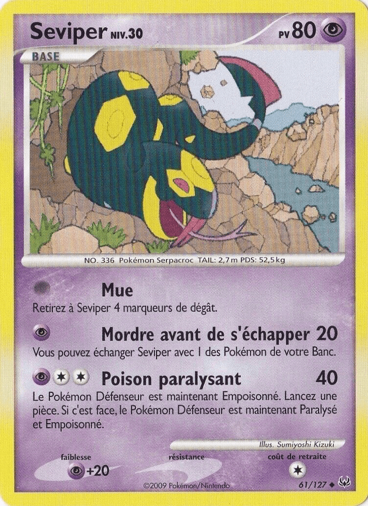 Seviper - Platine - 061 - Peu commune