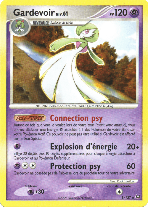 Gardevoir - Platine - 008 - Holographique rare