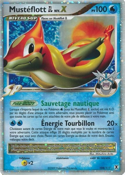 Mustéflott - PL Rivaux Émergeants - 104 - Holographique rare NIV.X