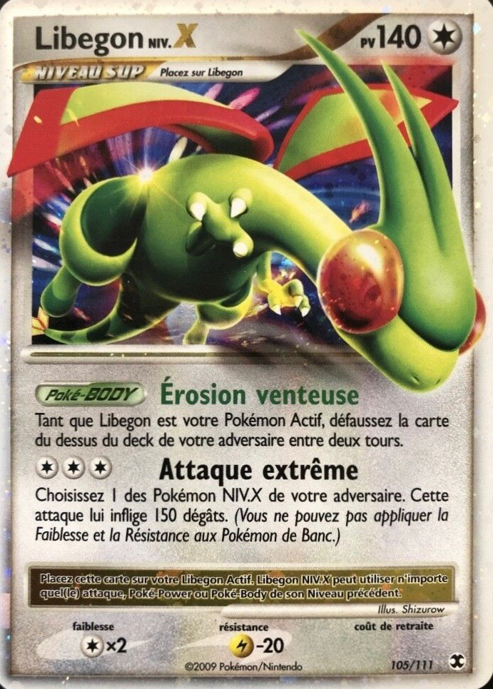 Libegon NIV.X - PL Rivaux Émergeants - 105 - Holographique rare NIV.X
