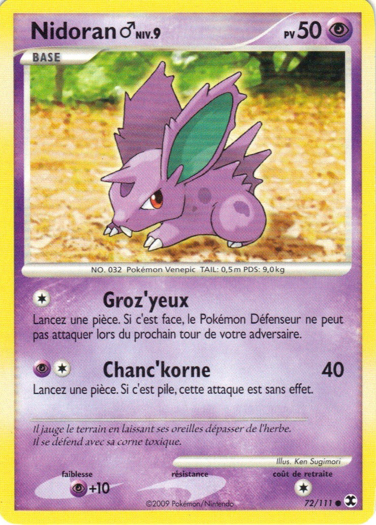 Nidoran♂ - PL Rivaux Émergeants - 072 - Commune