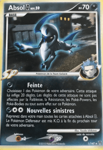 Absol - PL Vainqueurs Suprêmes - 001 - Holographique rare
