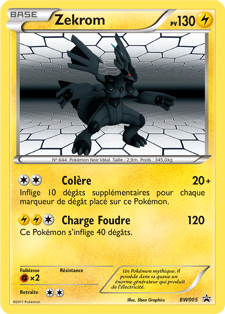 Zekrom - Promo BW - BW005 - Commune