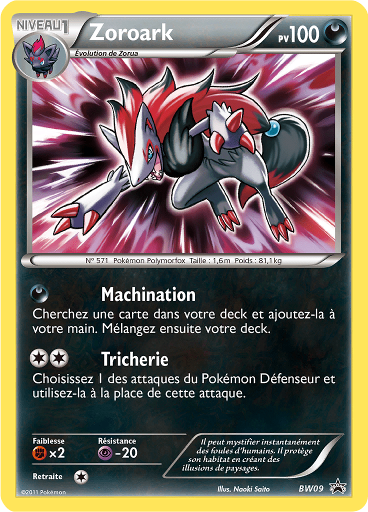 Zoroark - Promo BW - BW09 - Commune