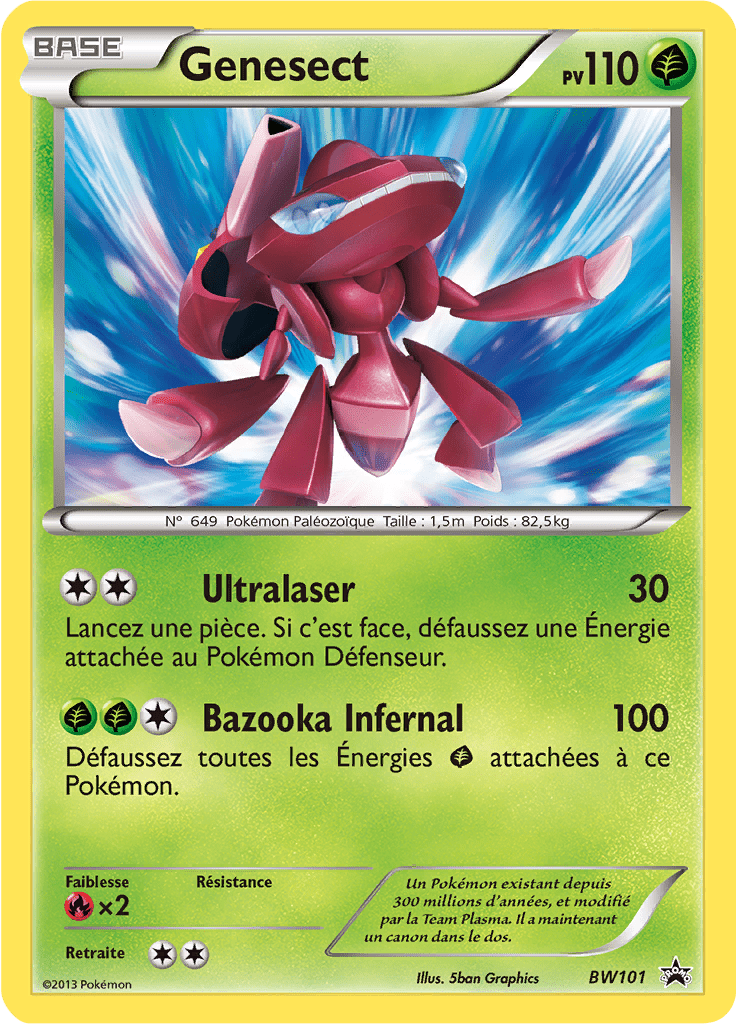 Genesect - Promo BW - BW101 - Commune