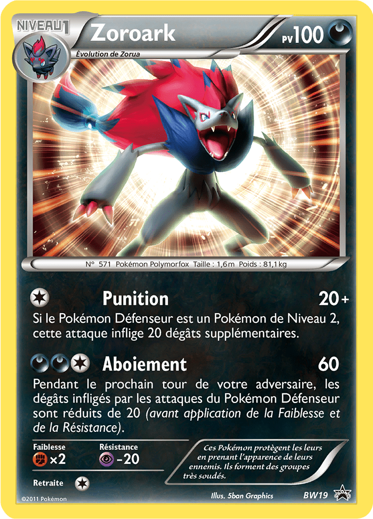 Zoroark - Promo BW - BW19 - Commune