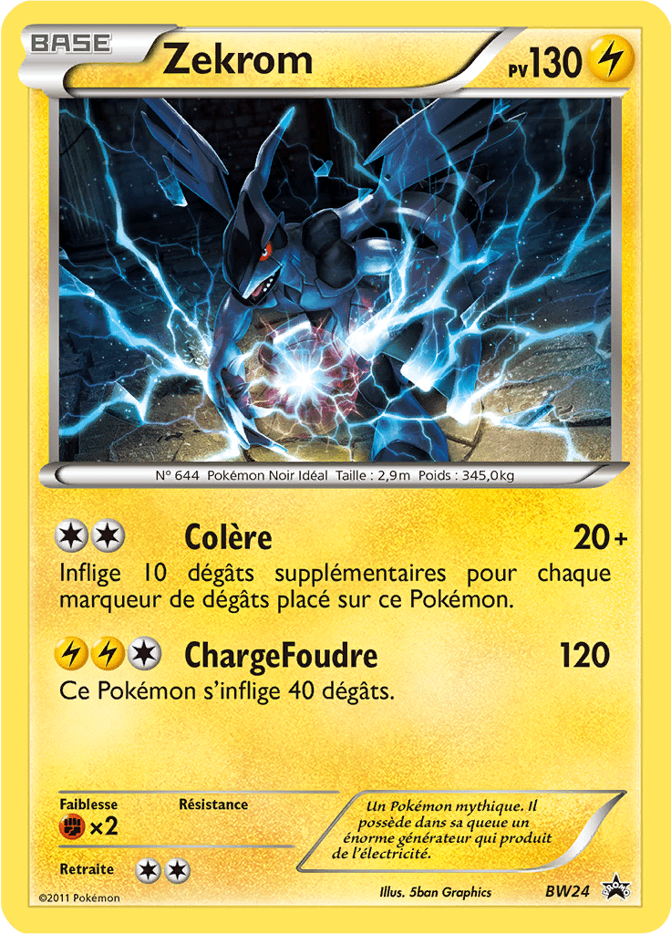 Zekrom - Promo BW - BW24 - Commune