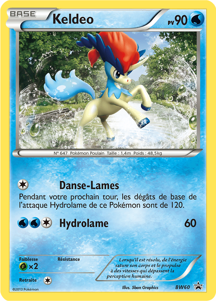 Keldeo - Promo BW - BW60 - Commune