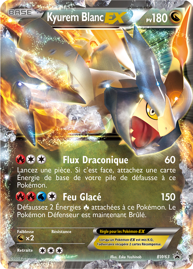Kyurem Blanc EX - Promo BW - BW63 - Commune
