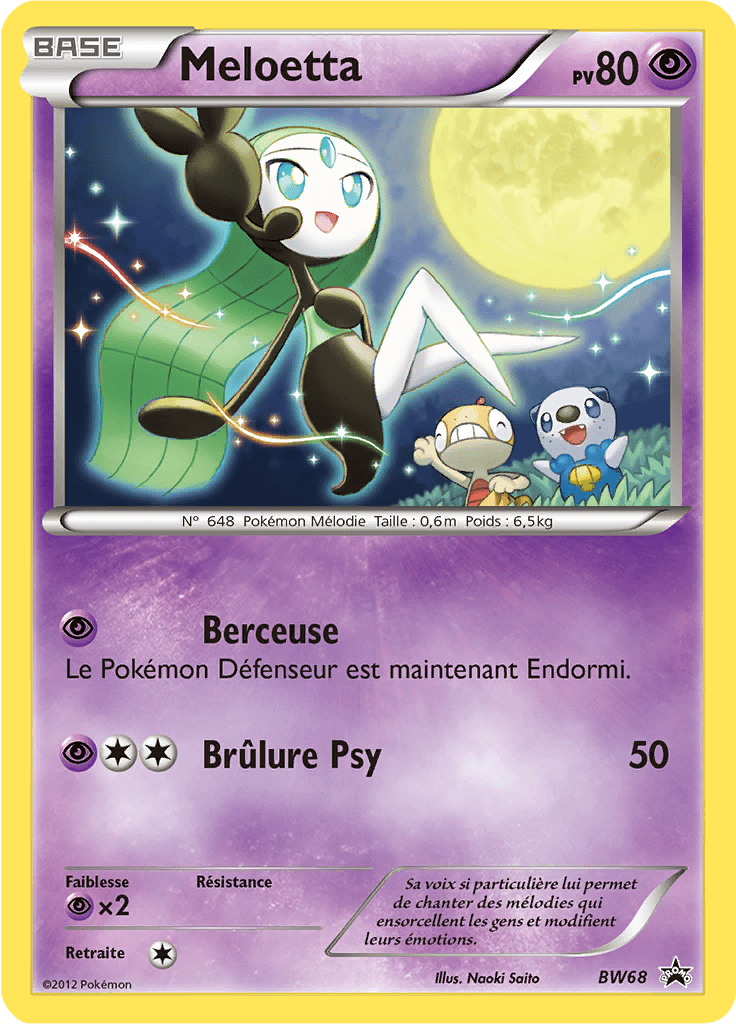 Meloetta - Promo BW - BW68 - Commune