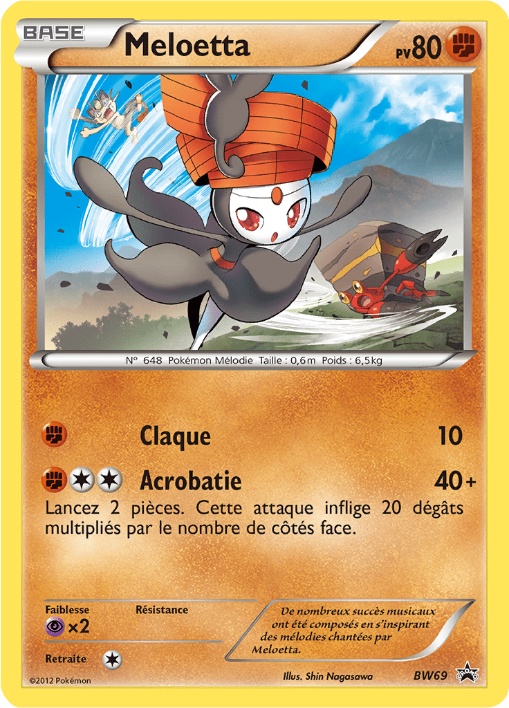 Meloetta - Promo BW - BW69 - Commune