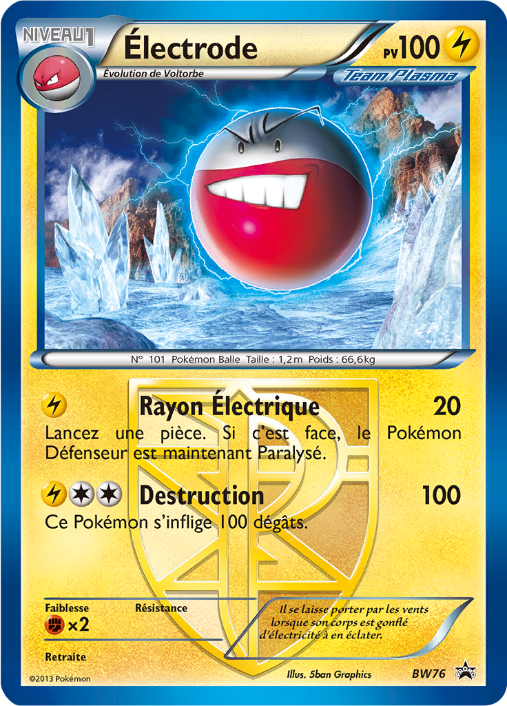 Électrode - Promo BW - BW76 - Commune