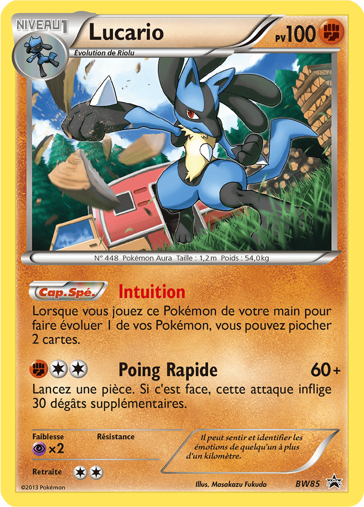 Lucario - Promo BW - BW85 - Commune