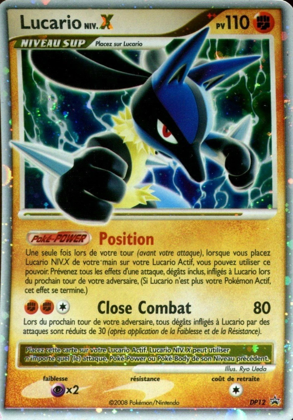 Lucario NIV.X Niv.X - Promo DP - DP12 - Commune