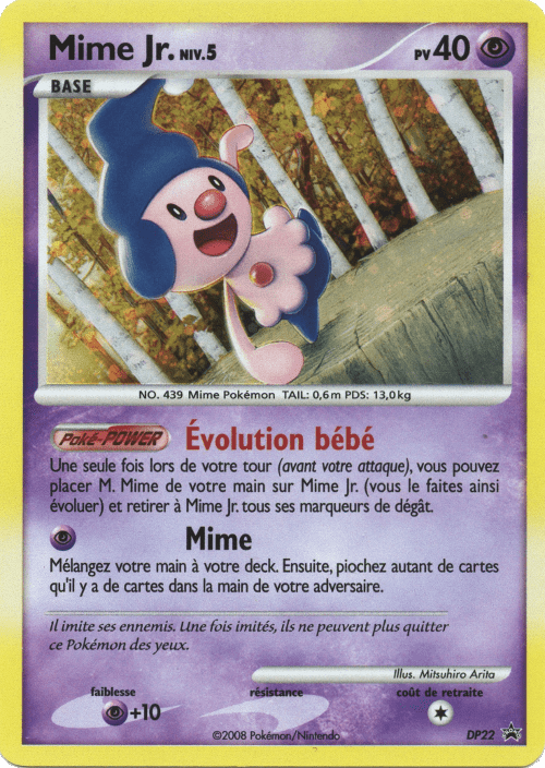 Mime Jr. NIV.5 - Promo DP - DP22 - Commune