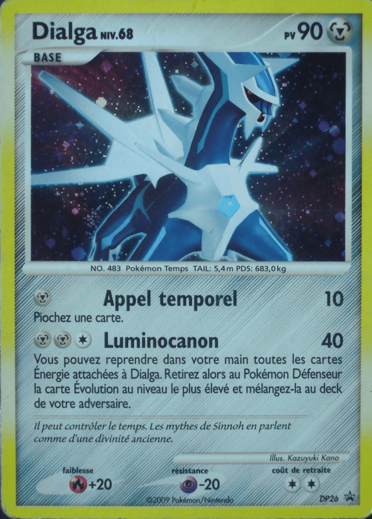 Dialga NIV.68 - Promo DP - DP26 - Commune