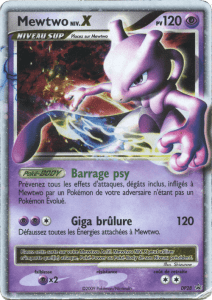 Mewtwo NIV.<span style="color:gold"><b>X</b></span> Niv.X - Promo DP - DP28 - Commune
