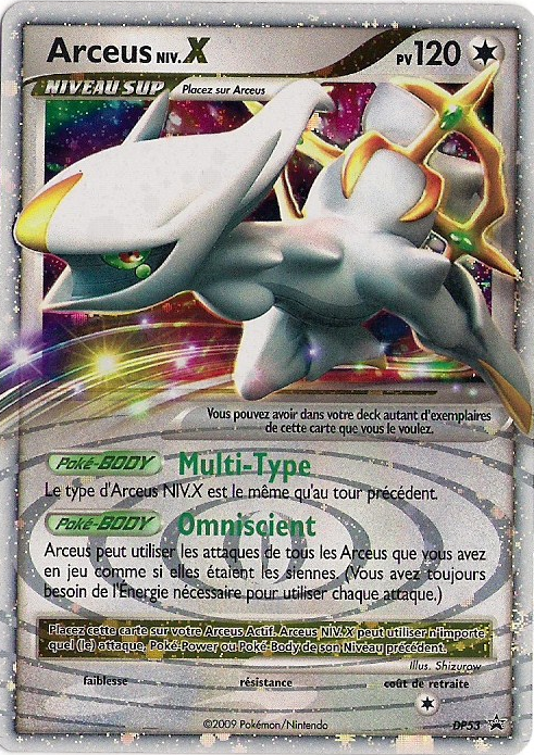 Arceus NIV.X Niv.X - Promo DP - DP53 - Commune