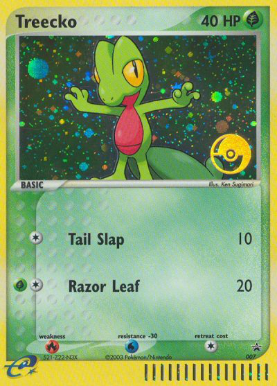 Treecko - Promo Bloc ex - 007 - Commune