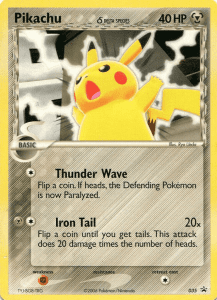 Pikachu δ DELTA SPECIES - Promo Bloc ex - 035 - Commune