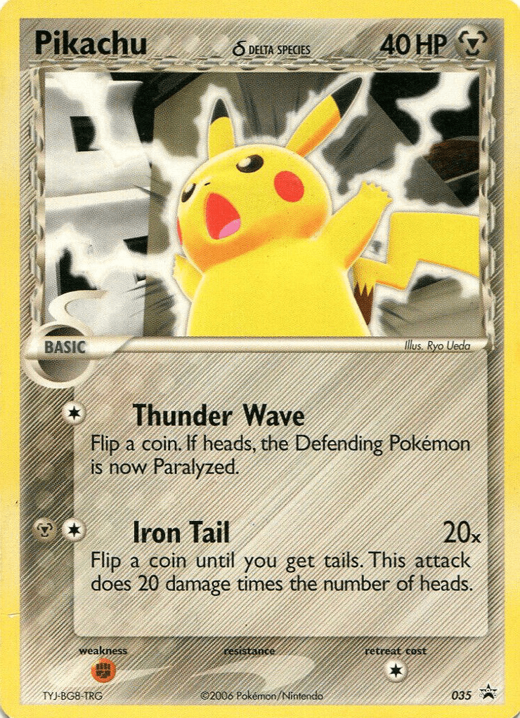 Pikachu δ DELTA SPECIES - Promo Bloc ex - 035 - Commune