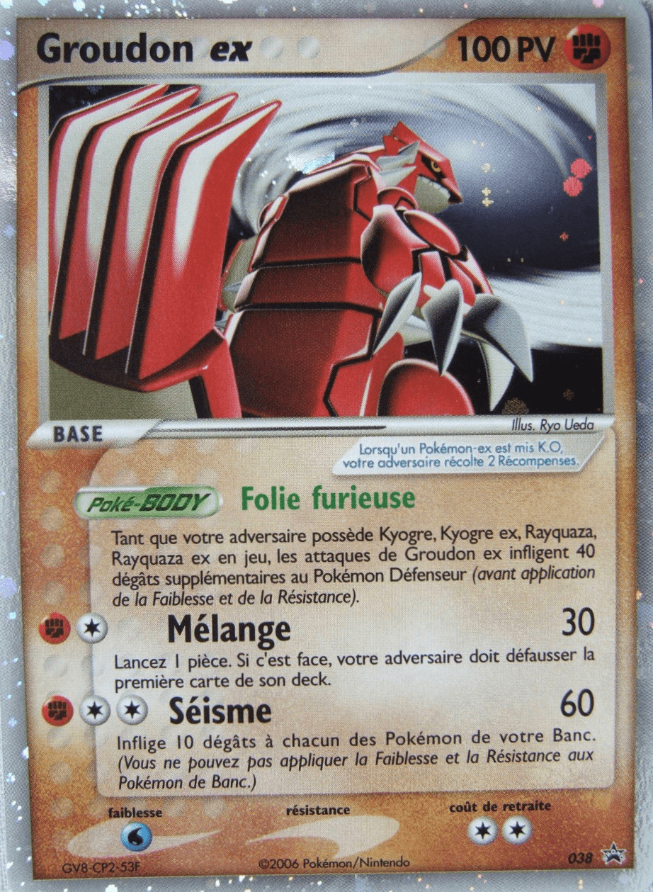 Groudon ex - Promo Bloc ex - 038 - Commune