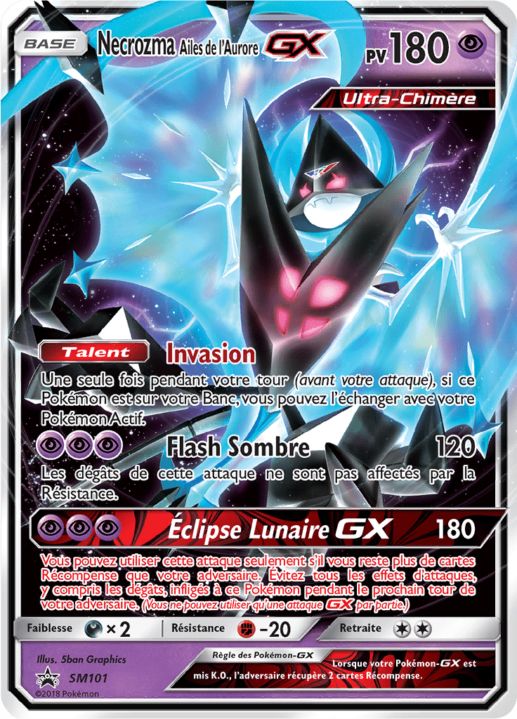 Necrozma Ailes de l'Aurore GX - Promo SM - SM101 - Commune