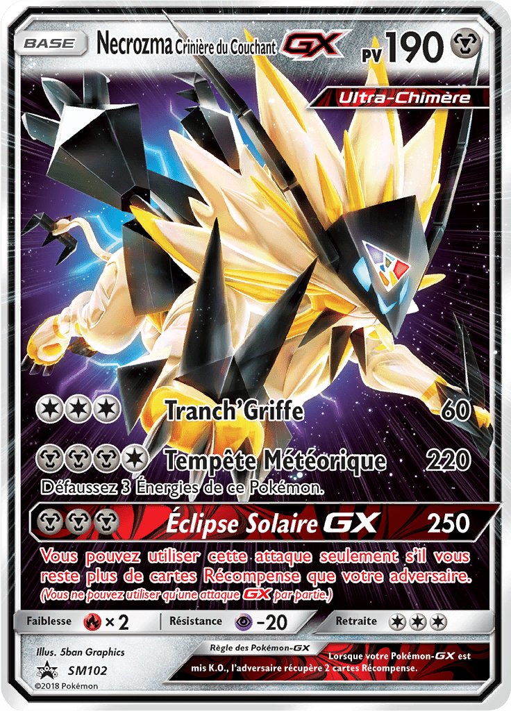Necrozma Crinière du Couchant GX - Promo SM - SM102 - Commune